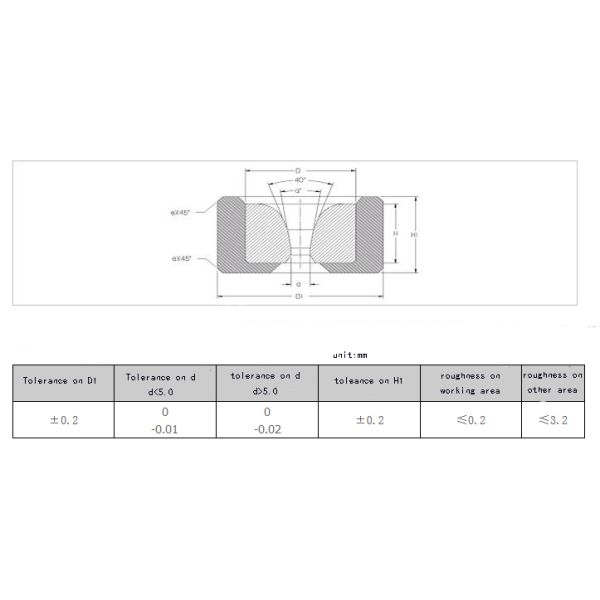 YG8 Finished S11 Wire Drawing Dies , Wire Extrusion Die For High Carbon Steel Wires Mesh