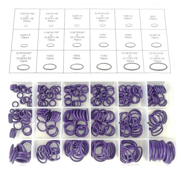 Automotive Air Conditioning Seal O-Ring Kit for 100% Inspection in All Industries