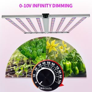 800W Foldable LED Grow Light with Uniform Light Distribution Energy-Efficient