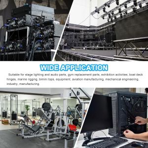 Heavy Duty High Precision Quick Release Pin with Easy to Use Button Handle for