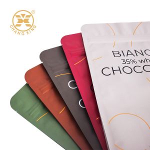 Matt Foil Side Gusset 6oz Coffee Packaging Bags With Valve