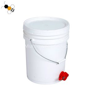 20L PP Plastic Honey Storage Bucket Apiculture Tools
