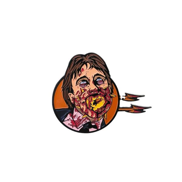 Customized Folk Art Style Lapel Pins for Member Identification in Organizations