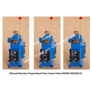 ASSEMBLY DIAGRAM OF MARINE 35SFRE-MO32B-H3 MANUAL PROPORTIONAL FLOW VALVE