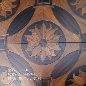 Beautiful Flower Pattern Wood Flooring Tiles Different Designs