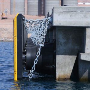 Black 1200mm Cone Rubber Fenders Dock Spc Super Marine