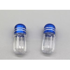 10ml Plastic Bottle With Metal Cap ISO9001 Blue Rhino Capsules