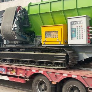 Quality Latest Bestseller Mobile Crawler Mounted Shredding Equipment Waste Movable Shredder for sale