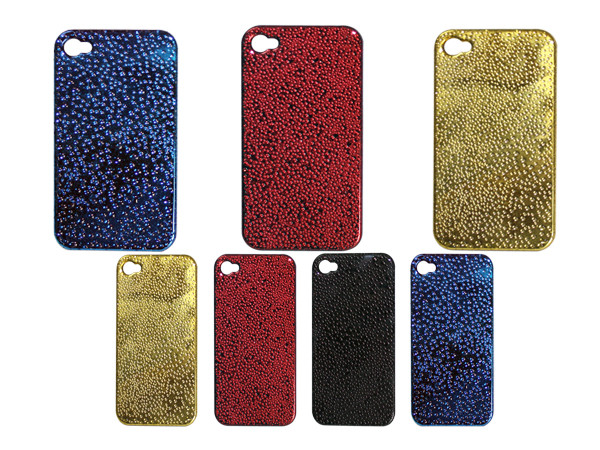 Multi-color shiny raindrop iphone protective case with hard plastic shell for