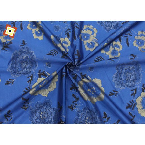 Wholesale Home Textile Golden Print Mattress Fabric 100 Polyester Mattress