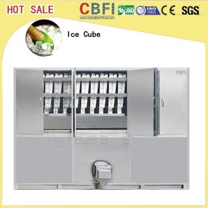 Less Power Consumption Cube Ice Maker / Small Ice Machine Business 20 Tons