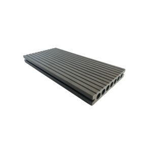 Brushing 140mm 25mm HDPE WPC Hollow Decking
