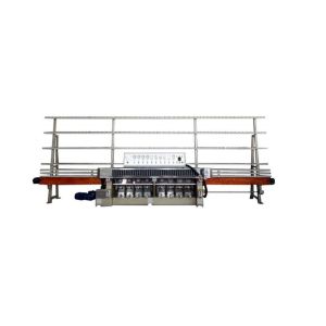China PLC Control System 8 Spindles Glass Straight Line Edging Machine for Glass Processing on sale