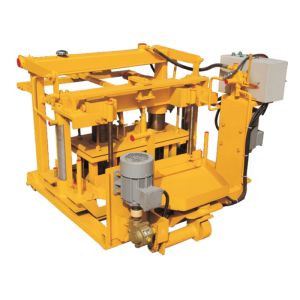 Halstec 40-3A Egg Layer Cement Block Molding Machine 5000 Bricks Per Day 6.7kw
