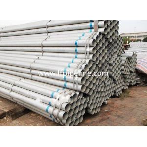 Round Mild Carbon Galvanized Steel Pipe