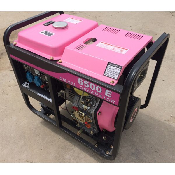 Air Cooled Diesel Small Portable Generators Set 5kva 6kva 220v - 690v