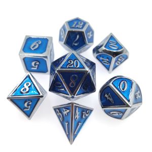 China Metal Polyhedral Ming Dice Set Multipurpose Custom Edge Lightweight Sharp on sale