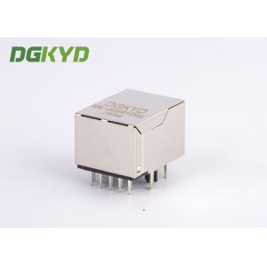 Right Angle Dip Modular Jack 8P8C Rj45 With Transformer Surface Mount