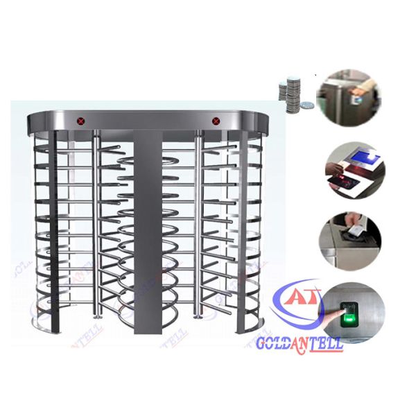 Bi - directional Airports Subway Station single turnstile , Automatic Revolving