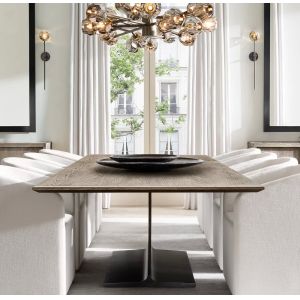 48" Clear Glass Round Chandelier in Lacquered Burnished Brass with Assembly