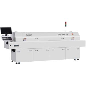 China small reflow oven machine with 6 heating zones and computer control on sale