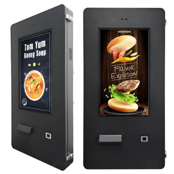 Buy 24 Inch 1500nits Outdoor Dual Wifi 2.4G 5G Self Service Kiosk Scanner Printer NFC at wholesale prices