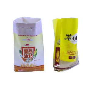 Breathable Animal Feed Packaging Bags / Sacks , Poly Woven Bags Non toxic