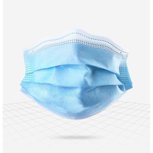 Breathable Non Woven Disposable Mask High Filtration Capacity With Elastic