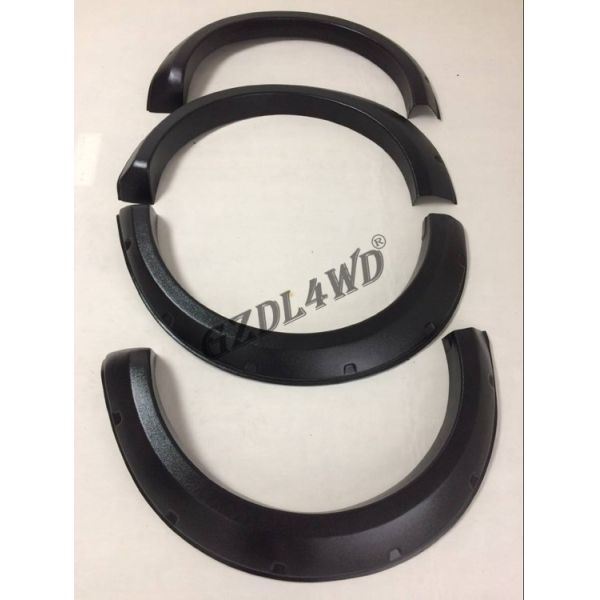 ABS Matte Black Pocket Style Wheel Fender Flares For Mitsubishi Triton L200 2015