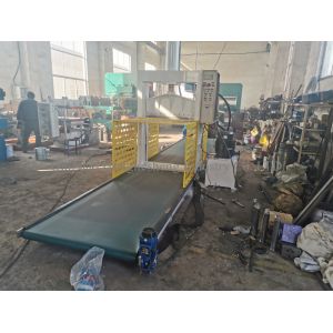 XQL-80 Hydraulic Press Rubber Bale Cutter Single Knife 11KW