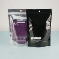 China Stand Up Aluminium Foil Bag Recyclable Shiny With Zipper Seal on sale