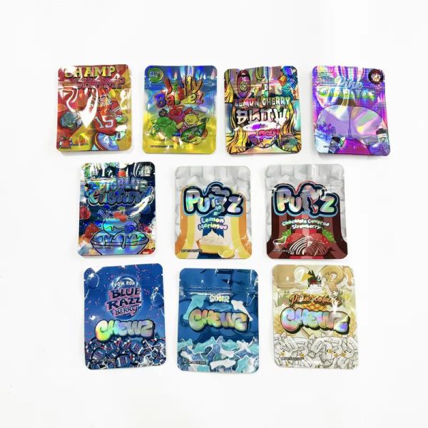 3.5 Mil Moisture Proof Snack Packaging Bags Puncture Resistant Custom Colors