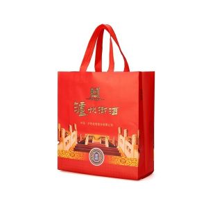 Factory Best selling CMYK printed waterproof glossy laminated non woven bag