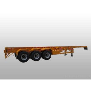 2 3 4 Axles Flatbed Container Chassis Semi Trailer