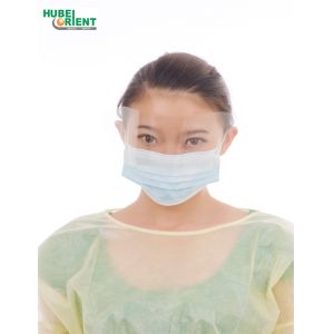 OEM Disposable SMS Non Woven Isolation Gown With Long Sleeves