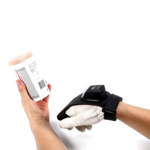 Quality GS02 IP65 Portable Bluetooth Finger Trigger QR Code Barcode Reader Ring Wearable Android Scanner for sale