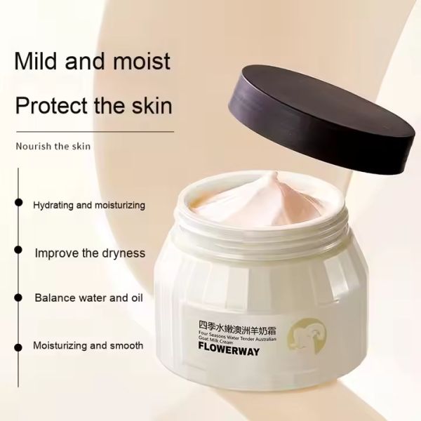 ODM / OEM Goat Milk Essence Face Cream & Lotion Moisturizing and Brightening Product