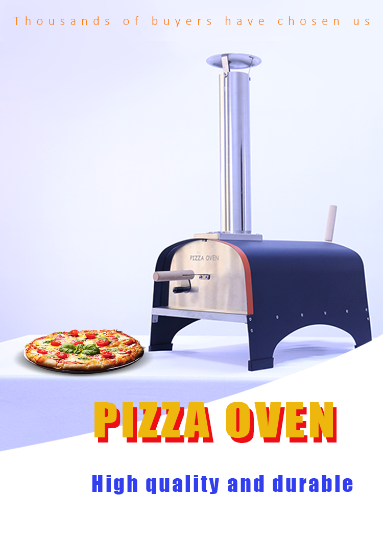 Universal Stainless Steel Wood-Fired Pizza Oven BBQ Grill for G.W./N.W 18.2/20.45kg