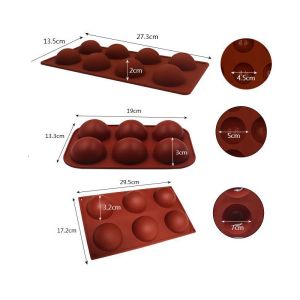 Silicone Cake Molds , Non-Stick Cake Pan With Pumpkin Chocolate Cupcakes Bat