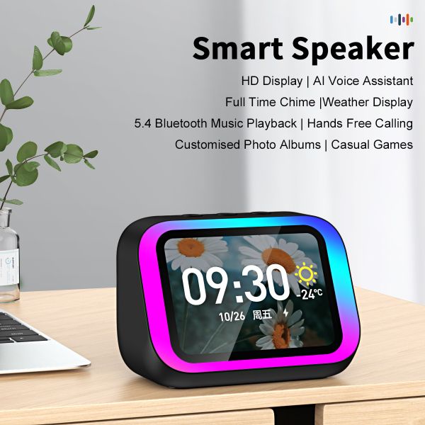 Intelligent Large Screen Bluetooth Clock Screen Temperature Display Control