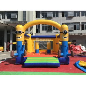 Commercial Inflatable Minions Bounce House For Clearance , Inflatable Bouncer
