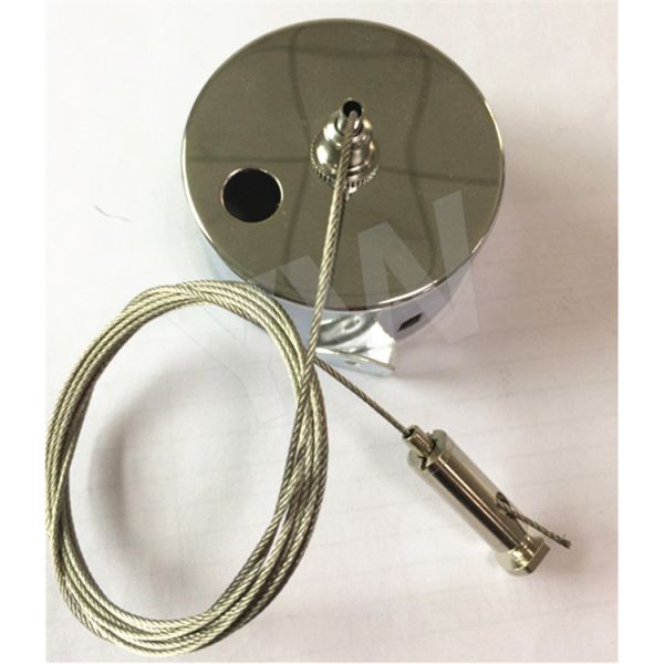 Steel Canopy Ceiling Cable Hanging System With Brass Material Gripper Plus Clips