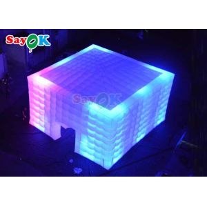 Commercial White Nightclub Party Inflatable Air Tent Large Inflatable Nightclub