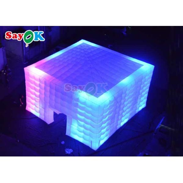 Commercial White Nightclub Party Inflatable Air Tent Large Inflatable Nightclub