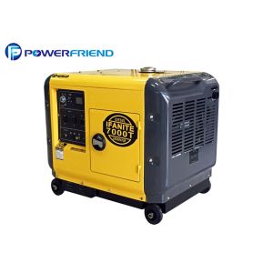 Residential Small Diesel Generators / Portable Silent Generator 5kw 6kw with Air