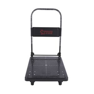 Durable 330KG Compact Foldable Cart Trolley Feet Folding System Polyurethane