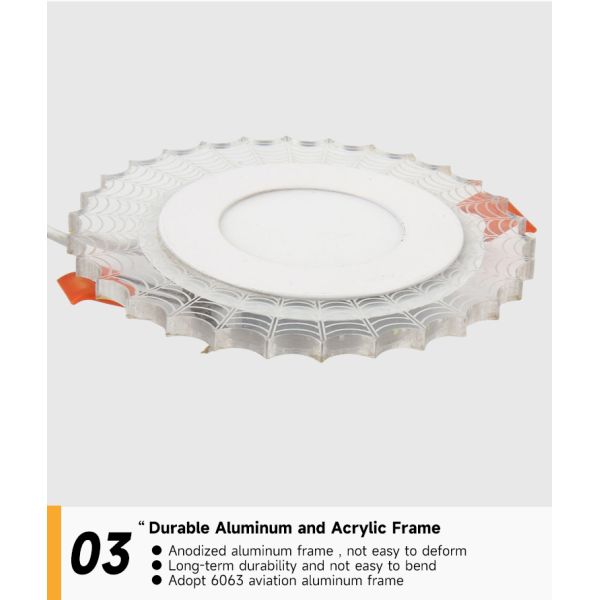 High Brightness Flower Concealed Led Panel Light No Glare 60lm/w CRI80