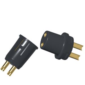 Male And Female Spring Loaded Connector 2 Pin Solder Cup Connectors