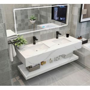 Wear Resistant Polished Bathroom Vanity Countertops