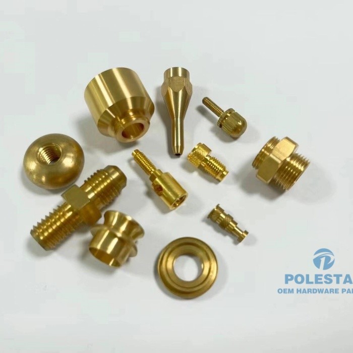 Quality Nickel Plated Brass CNC Machined Parts For Faucets Pipe Joints And Water Valves for sale